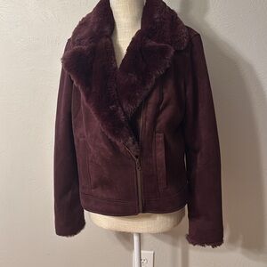 Catherine Malandrino Women's Burgundy Jacket